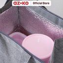 AZKO Ataru Tas Bekal Makanan Thermal Slim - Abu-Abu