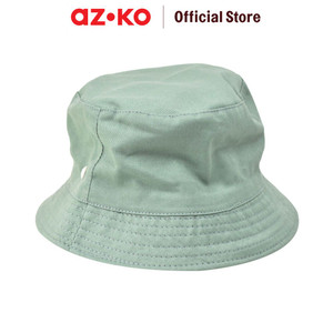AZKO Ataru Topi Bucket Reversible - Hijau Mint/Biru