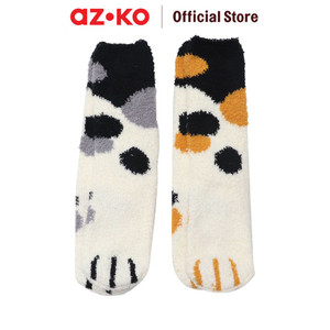 AZKO Ataru Set 2 Pasang Kaos Kaki Motif Paws