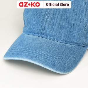 AZKO Ataru Topi Baseball Denim - Biru Tua