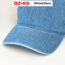 AZKO Ataru Topi Baseball Denim - Biru Tua