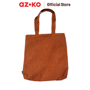 AZKO Ataru Tote Bag Corduroy - Cokelat