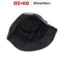 AZKO Ataru Topi Bucket Basic Denim - Hitam