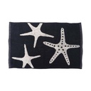 AZKO Ataru 40x60 Cm Keset Kamar Mandi Katun Jq - Biru Navy