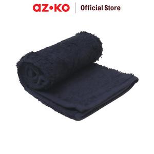 AZKO Ataru 40x40 Cm Handuk Wajah Katun Plain - Biru Navy