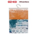 AZKO Forhom 180x180 Cm Tirai Kamar Mandi Dengan C Hooks Sea - Biru