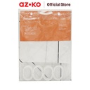 AZKO Forhom 180x180 Cm Tirai Kamar Mandi Dengan Hooks Geometri