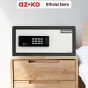 AZKO Krisbow 42x37x20 Cm Brankas Hotel 1.5/4 Mm H2702m - Hitam/putih