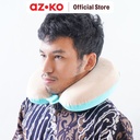 AZKO Passport Bantal Leher Aloha - Hijau/Krem