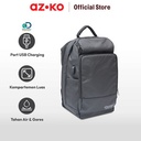 AZKO Discovery Adventures Tas Ransel Business Travel - Hitam