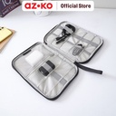 AZKO Passport Ukuran L Tas Organizer Perangkat Digital - Hitam