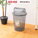 AZKO Krisbow 20 Ltr Tempat Sampah Transparan - Abu-Abu Smoke