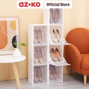 AZKO Stora Set 2 Pcs Kotak Sepatu Stand - Putih