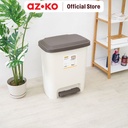 AZKO Krisbow 45 Ltr Tempat Sampah Pedal Dengan Tutup Single