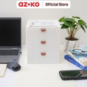 AZKO Stora Organizer Kosmetik 3 Tingkat - Putih