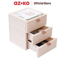 AZKO Stora Organizer Kosmetik 3 Tingkat - Krem Beige