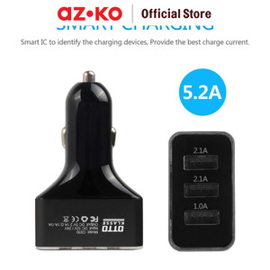 AZKO Otto Klasse Charger Mobil 3 Usb Hub 5.2a