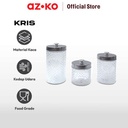 AZKO Kris Set 3 Pcs Stoples Kaca Round