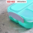 AZKO Kris 1 ltr Kotak Makan 4 Sekat - Hijau