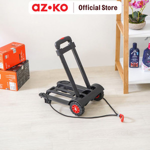 AZKO Maxbuilt Troli Lipat 50 kg Alat Pengangkut Barang Dengan Roda Foldable Shopping Cart Trolley Belanja