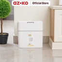 AZKO Krisbow 12 Ltr Tempat Sampah Dengan Sikat Toilet