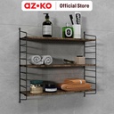 AZKO Masterspace Rak Dinding 3 Tingkat Wsm-3l - Hitam