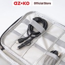 AZKO Passport Ukuran L Tas Organizer Perangkat Digital - Hitam