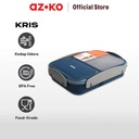AZKO Kris 1.1 ltr Kotak Makan 2 Sekat Dengan Sendok Garpu - Biru Muda