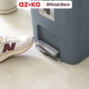 AZKO Eko 50 Ltr Hana Tempat Sampah Pedal Square - Abu-Abu