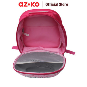 AZKO Hello Kitty Tas Ransel Anak Hardshell - Pink