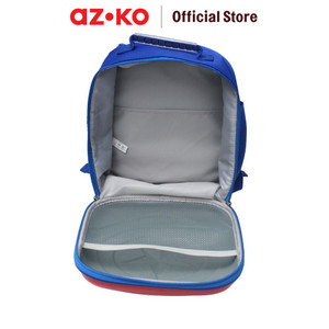 AZKO Marvel Tas Ransel Anak Captain America Hardshell Square