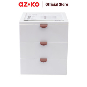 AZKO Stora Organizer Kosmetik 3 Tingkat - Putih