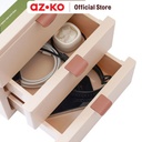 AZKO Stora Organizer Kosmetik 3 Tingkat - Krem Beige