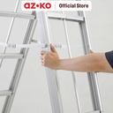 AZKO Fixsteps 2.1 Mtr Tangga Lipat Aluminium Stick 2X6 Step