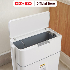 AZKO Krisbow 12 Ltr Tempat Sampah Dengan Sikat Toilet