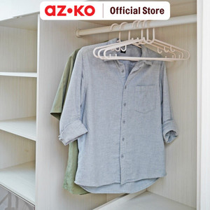 AZKO Ataru Set 5 Pcs Hanger Minimalist Thick - Putih