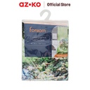 AZKO Forhom 180x180 Cm Tirai Kamar Mandi Dengan Hooks Glassbal Hijau
