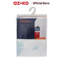 AZKO Forhom 180x180 Cm Tirai Kamar Mandi Dengan Hooks Waterdrop A