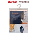 AZKO Forhom 180x180 Cm Tirai Kamar Mandi Dengan Hooks Waterdrop