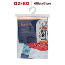 AZKO Forhom 180x180 Cm Tirai Kamar Mandi Dengan C Hooks Sea - Biru