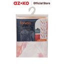 AZKO Forhom 180 X 180 Cm Tirai Kamar Mandi Dengan Hooks - Pink