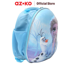 AZKO Disney Tas Ransel Anak Hardshell Frozen Egg Shape - Biru