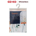 AZKO Forhom 180x180 Cm Tirai Kamar Mandi Dengan Hooks Botanic