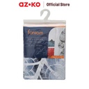AZKO Forhom 180x180 Cm Tirai Kamar Mandi Dengan C Hooks Big Leaf