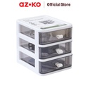 AZKO Stora 13.4x17x17 Cm Laci Penyimpanan Mini 3 Tingkat