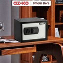 AZKO Krisbow 35x25x25 Cm Brankas Besi 25nek 1/3 Mm - Hitam/putih