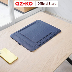 AZKO Odi 15 Inci Sarung Laptop - Biru Navy