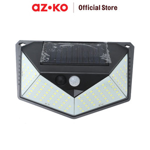 AZKO Krisbow Zura Lampu Dinding Outdoor Solar 2 Watt 6500k 210 Lumens