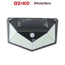 AZKO Krisbow Zura Lampu Dinding Outdoor Solar 2 Watt 6500k 210 Lumens