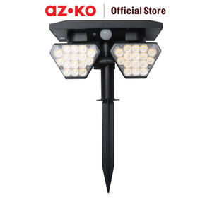 AZKO Krisbow Zura Lampu Sorot Taman Double Solar 4 Watt 3000k
